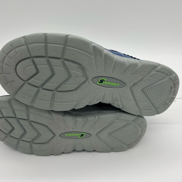 S Sport Skechers Theo Boys Sneakers Blue Green - Picture 6 of 6